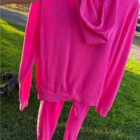 PINK Victoria's Secret Vibrant Pink Joggers - Picture 3 of 7